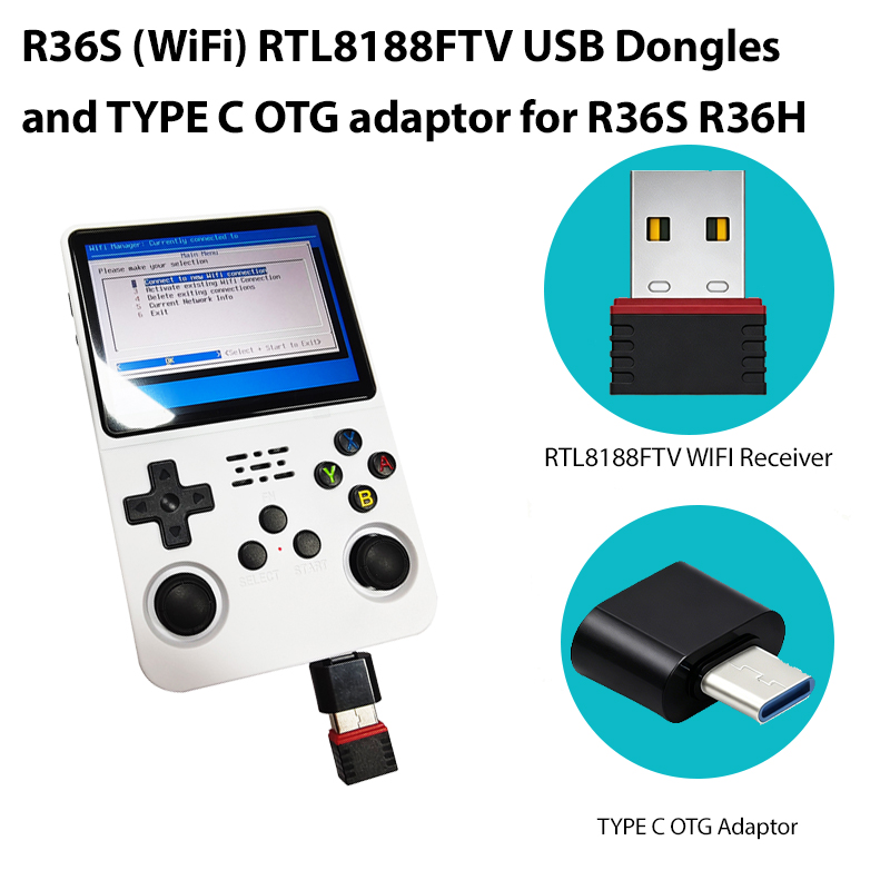 Gaming Console In 2026 - 2026 R36S (WiFi) RTL8188FTV USB-адаптеры и