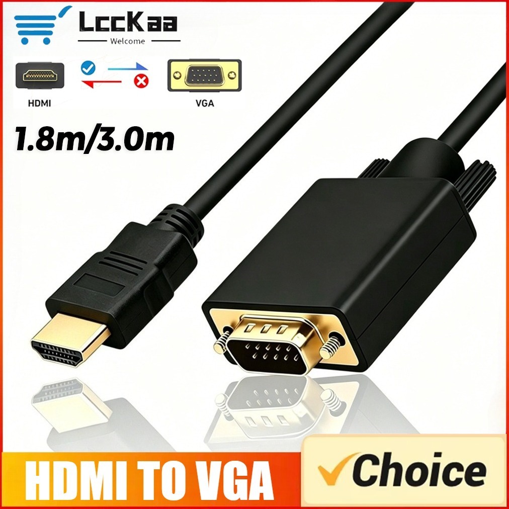 Gaming Console Bundle - Кабель-переходник HDMI-VGA 1080P с позолоченными разъемами