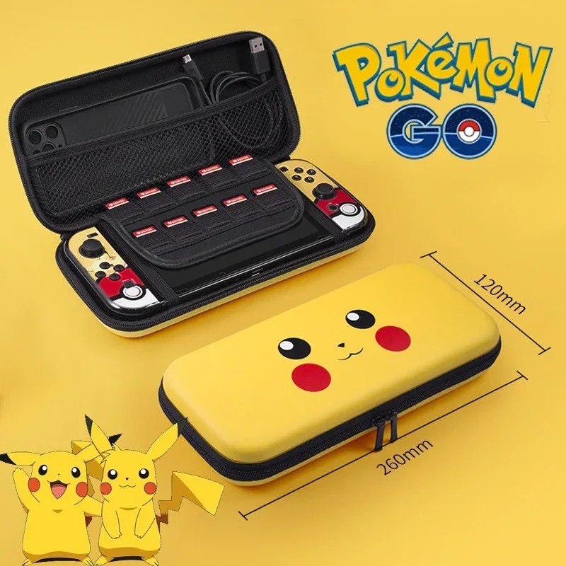 Gaming Console For Tv - Сумка для хранения Pokemon Pikachu для