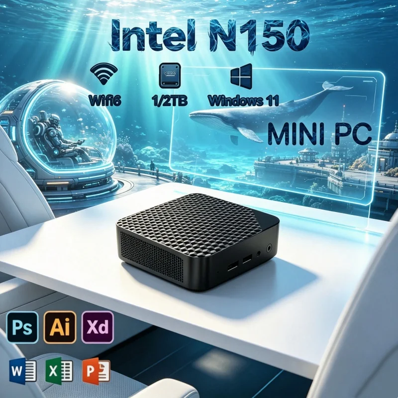 2026 Lumid Core N150 MINI PC с – обзор и цена Gaming Console In 2026