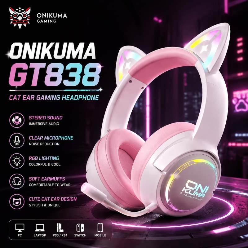 Игровая гарнитура ONIKUMA GT83 – обзор и цена Gaming Console In Amazon