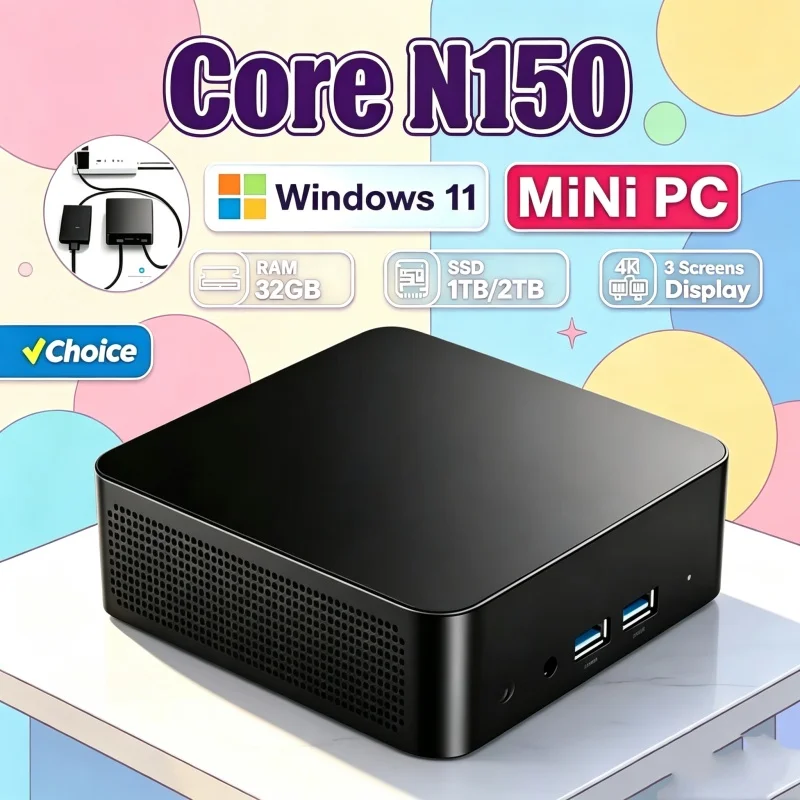 2026 Neat Core N150 MINI PC с  – обзор и цена Gaming Console In 2026
