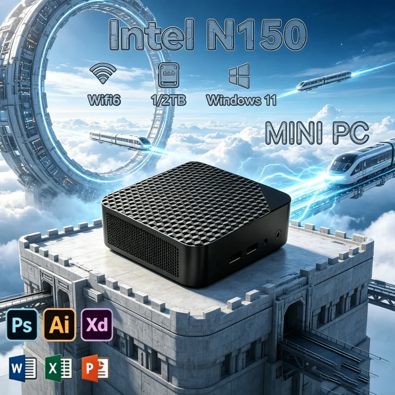 2026 Hasty Core N150 MINI PC с – обзор и цена Gaming Console In 2026