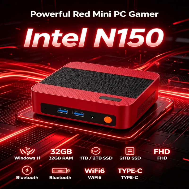 2026 Valiant Core N150 MINI PC – обзор и цена Gaming Console In 2026