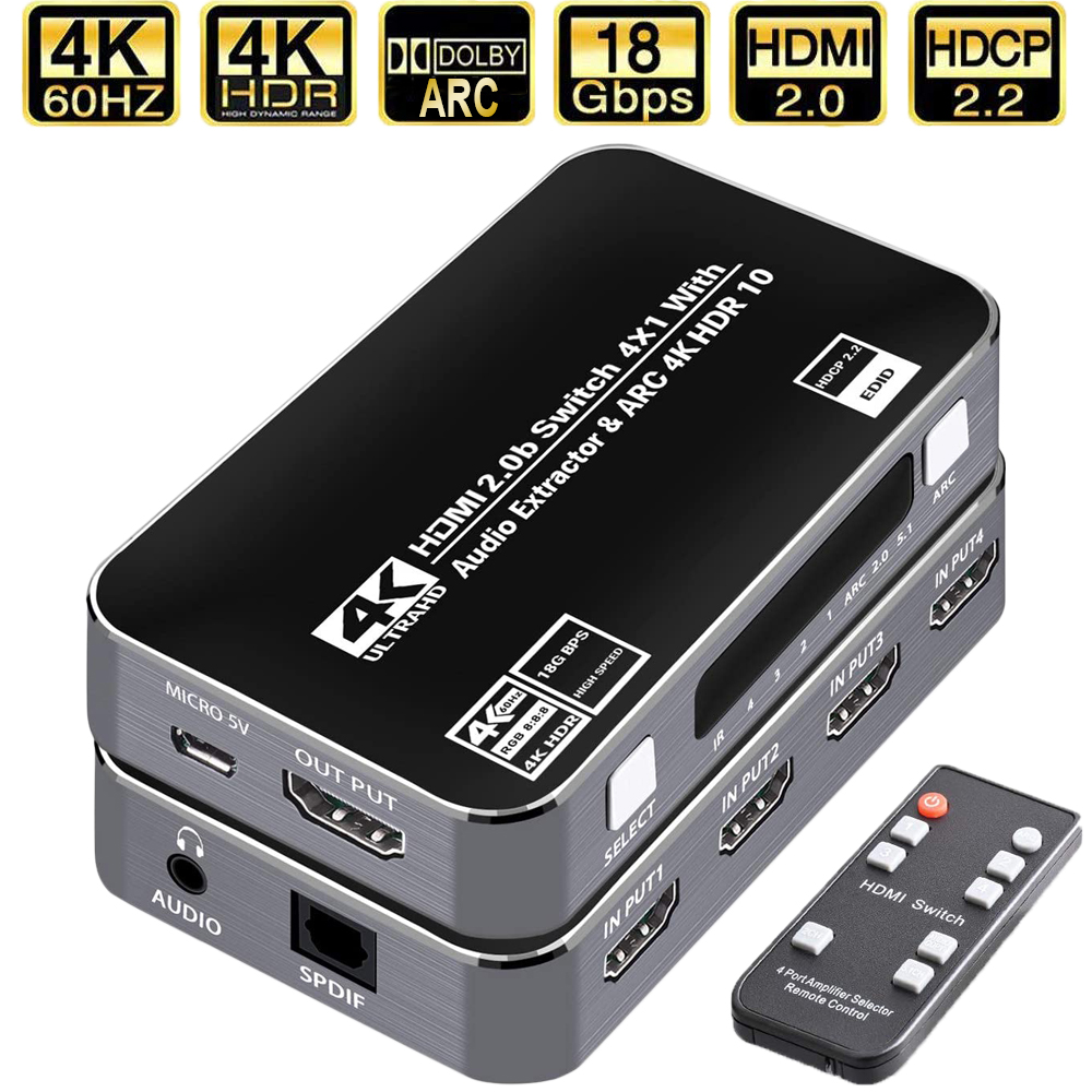 60 Гц 4K HDMI-переключатель HD – обзор и цена Gaming Console Bundle