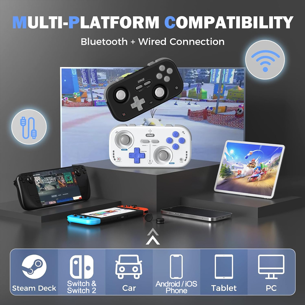 Ретро-джойстик IINE Mini для N – обзор и цена Gaming Console Car